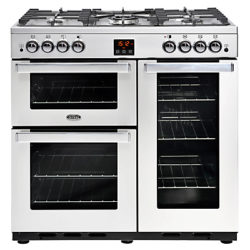 Belling Cookcentre 90G Gas Range Cooker Stainless Steel